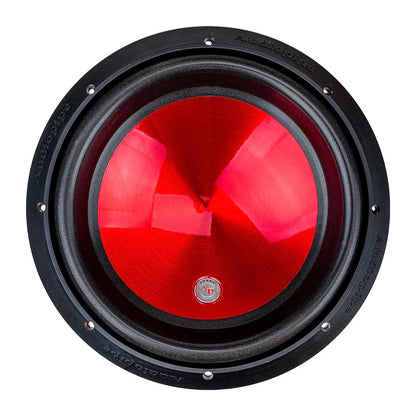 TXXAPD12RD - Audiopipe 12″ Woofer “Eye Candy Red” Aluminum Cone 800W RMS/1600W Max Dual 4 Ohm Voice Coils