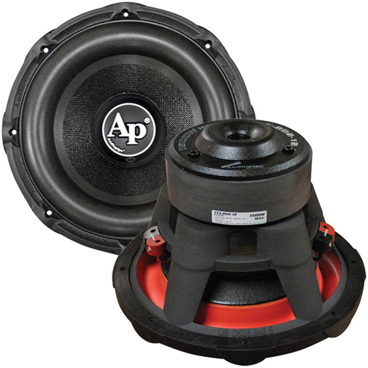 TXXBD212 - Audiopipe 12" Woofer 1500W Max 4 Ohm DVC