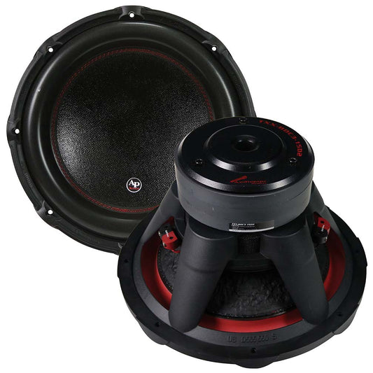 TXXBDC315D2 - Audiopipe 15" Dual 2 Ohm VC's Woofer 2400W