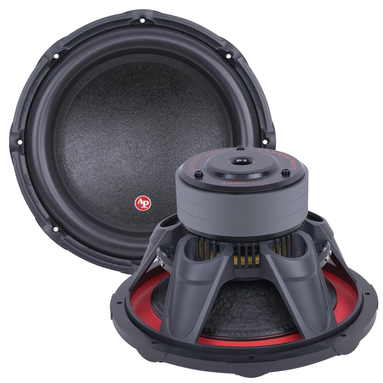 TXXBDCIII10 - Audiopipe Triple Stack 10" Woofer 1400W Max 4 Ohm DVC