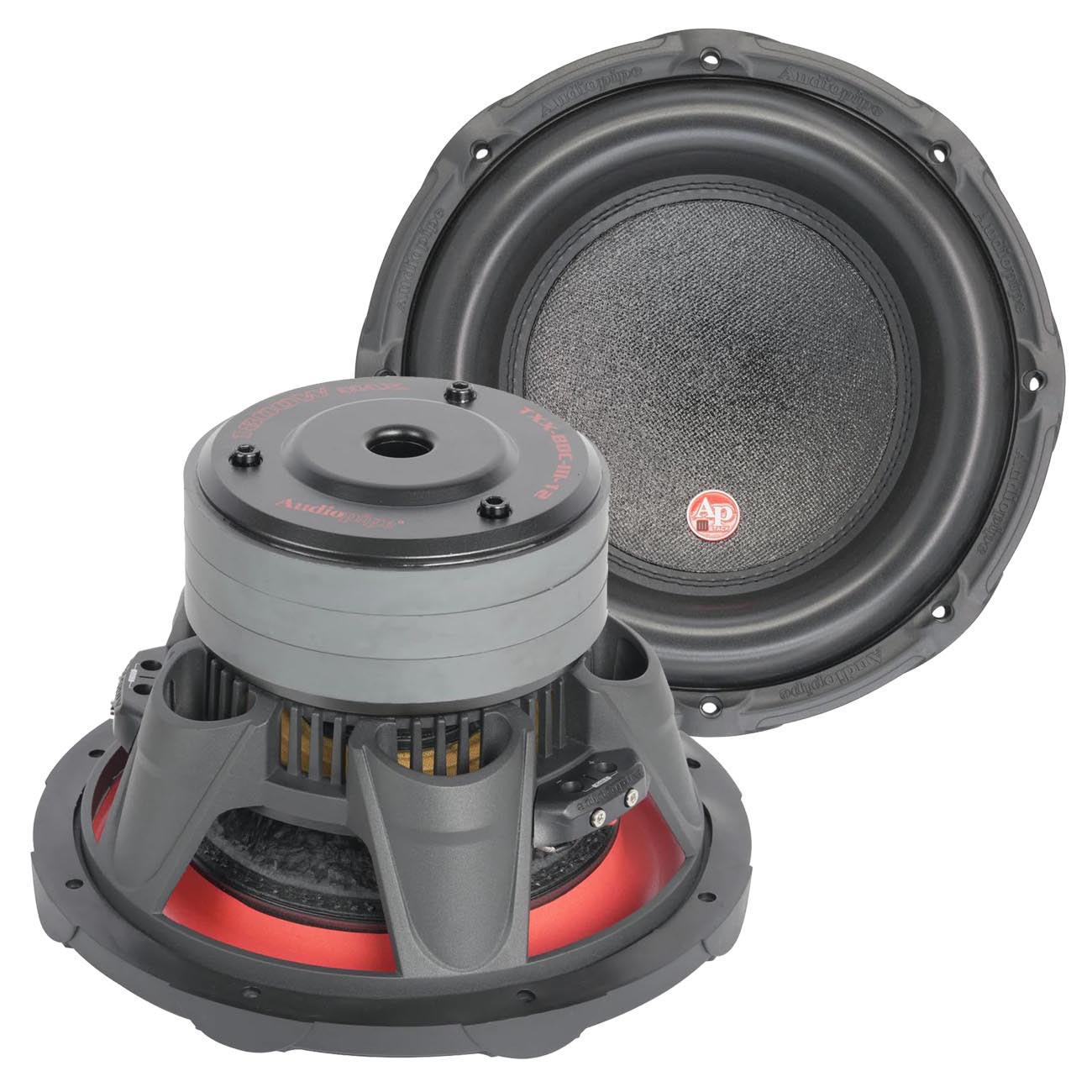 TXXBDCIII12 - Audiopipe 12″ Woofer 900W RMS/1800W Max Dual 4 ohm Voice Coils