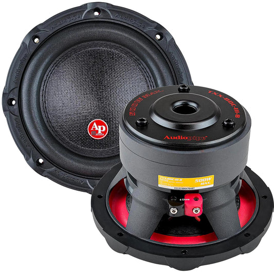 TXXBDCIII8 - Audiopipe 8″ Woofer 250W RMS/500W Max Single 4 Ohm Voice Coil