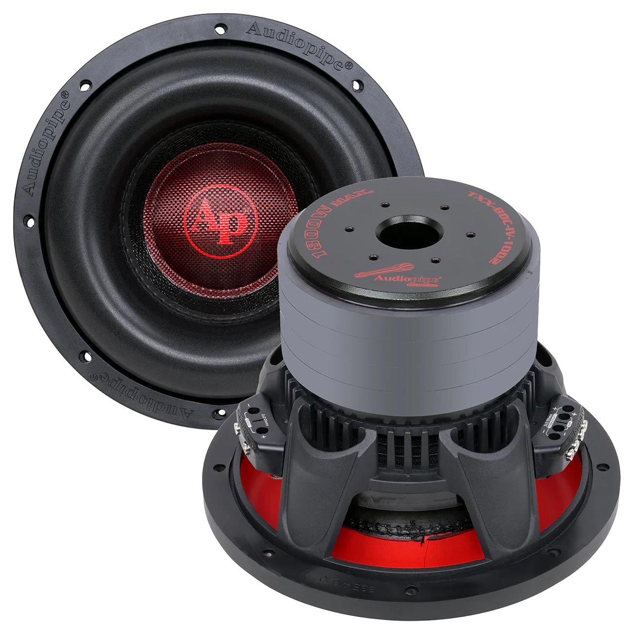 TXXBDCIV10D2 - Audiopipe 10″ Woofer 900W RMS/1800W Max Dual 2 Ohm Voice Coils