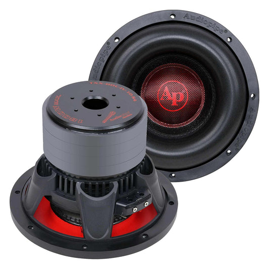 TXXBDCIV10S4 - Audiopipe 10″ Quad Stack Woofer 900W RMS/1800W Max Single 4 Ohm Voice Coil