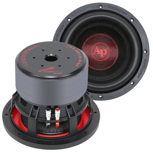 TXXBDCIV8S4 - Audiopipe 8" Quad Stack Woofer 500W RMS/1000W Max Single 4 Ohm Voice Coil