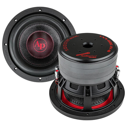 TXXBDCIV8 - Audiopipe 8" Quad Stack Woofer 500W RMS/1000W Max Dual 4 Ohm Voice Coils