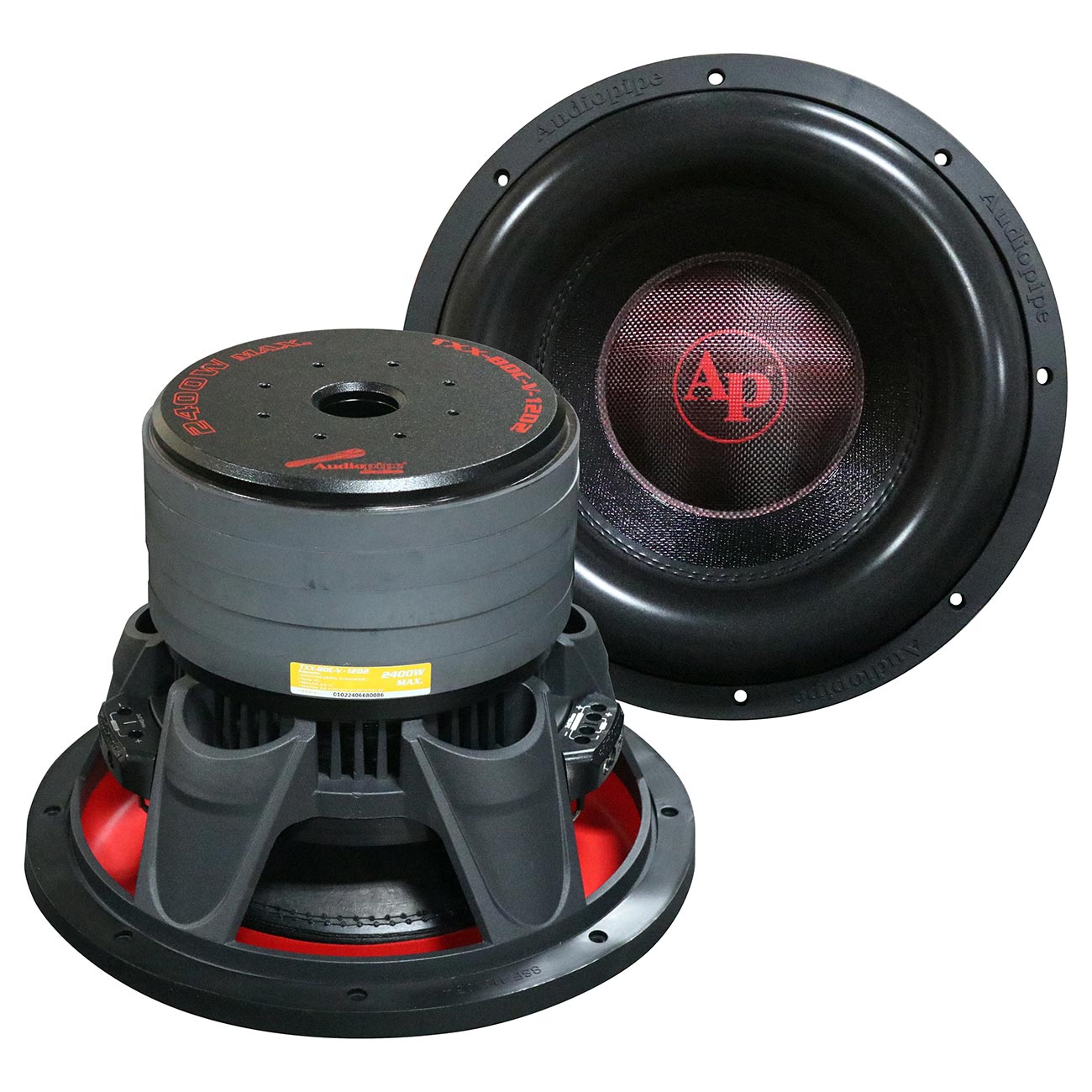 TXXBDCV12D2 - Audiopipe 12″ Woofer 1200W RMS/2400W Max Dual 2 Ohm Voice Coils