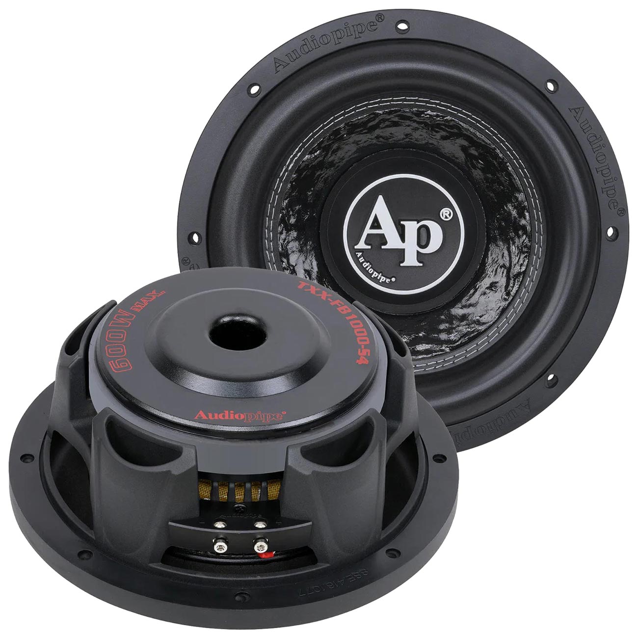 TXXFB1000S4 - Audiopipe 10″ Shallow Mount Woofer 300W RMS/600W Max Single 4 Ohm Voice Coil