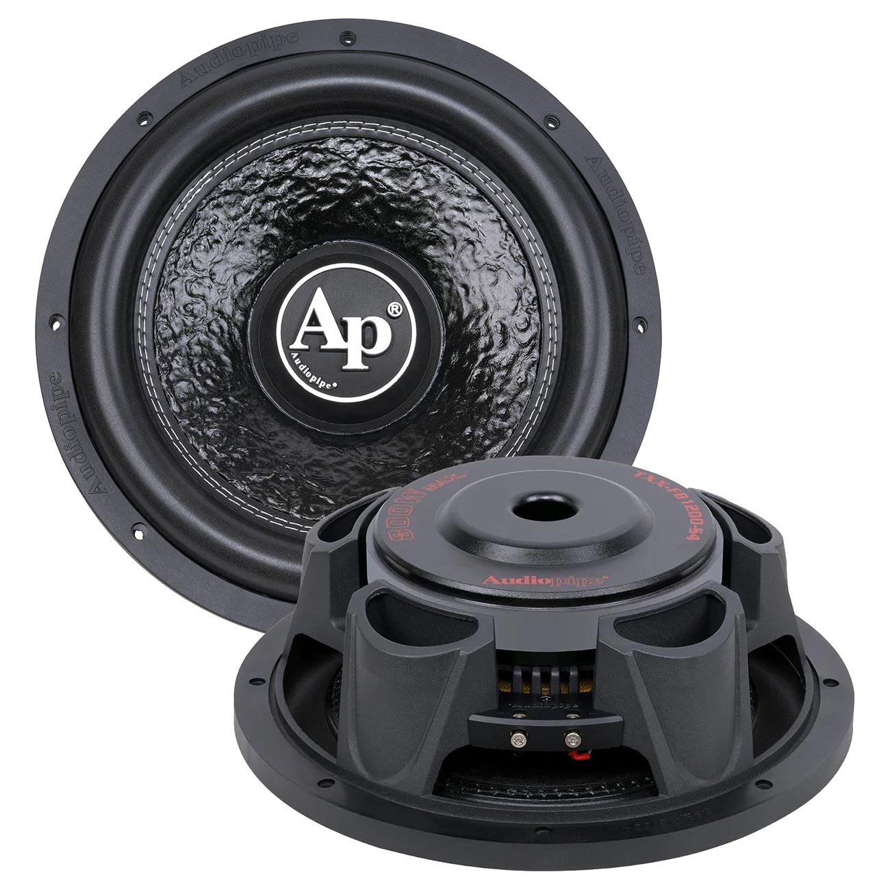 TXXFB1200S4 - Audiopipe 12″ Shallow Mount Woofer 400W RMS/800W Max Single 4 Ohm Voice Coil
