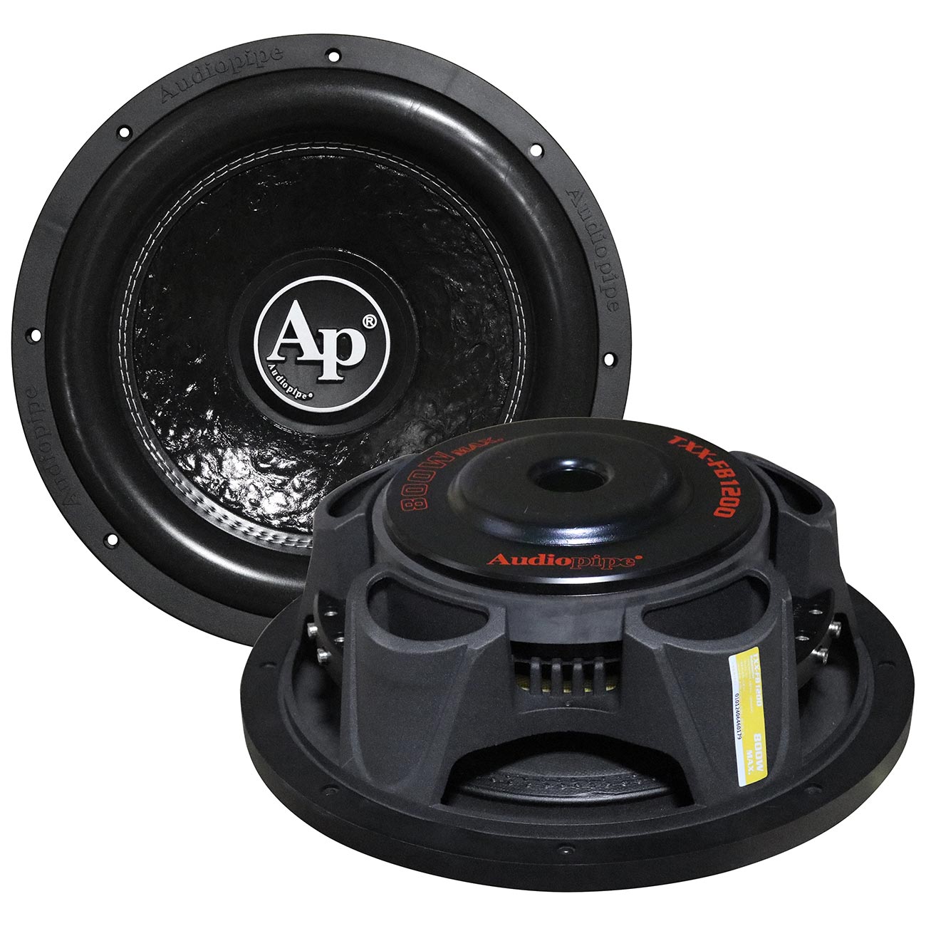 TXXFB1200 - Audiopipe 12″ Shallow Mount Woofer 400W RMS/800W Max Dual 4 Ohm Voice Coils