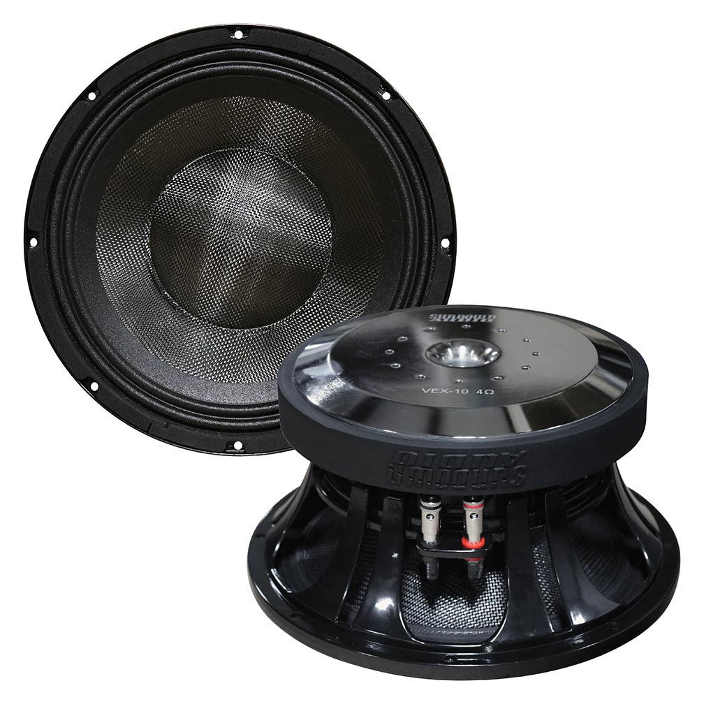 VEX104 - Sundown Audio 10″ Midrange Speaker 500 Watts RMS 4 Ohm