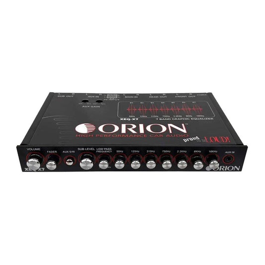 XEQX7 - Orion 7-Band Graphic Equalizer with Front 3.5mm Input