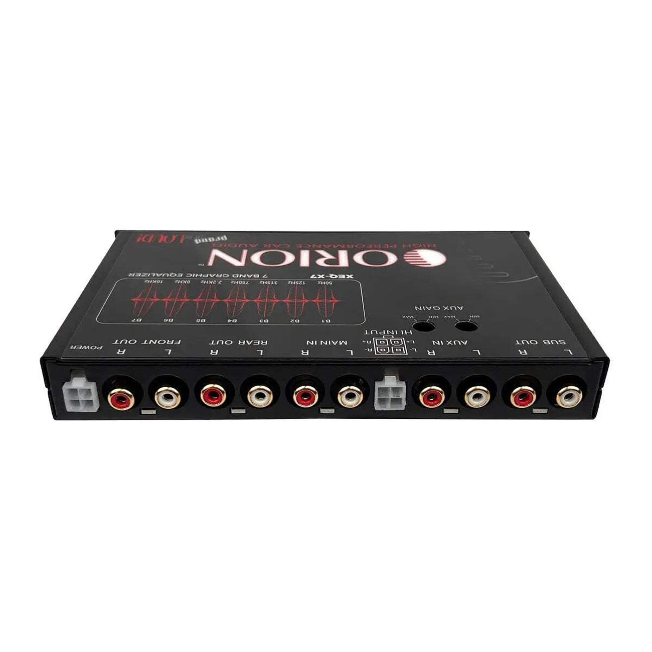 XEQX7 - Orion 7-Band Graphic Equalizer with Front 3.5mm Input