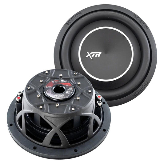 XTR10SWD4 - Orion XTR Shallow Mount 10" Woofer 400W RMS/1600W MAX Dual 4 Ohm Voice Coils