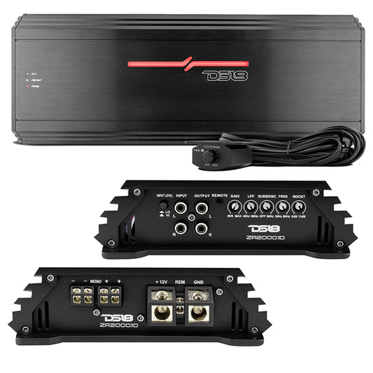 ZR20001D - DS18 1 Channel Amplifier 2000 Watts Rms Class D