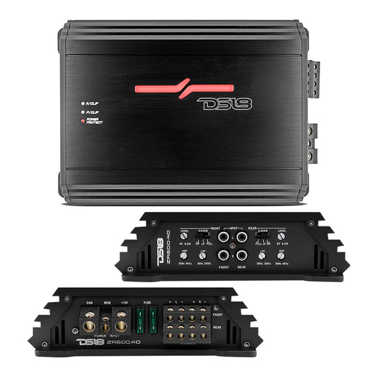 ZR6004D - DS18 4 Channel Amplifier 150X4 Watts Rms @ 4ohm FullRange Class D