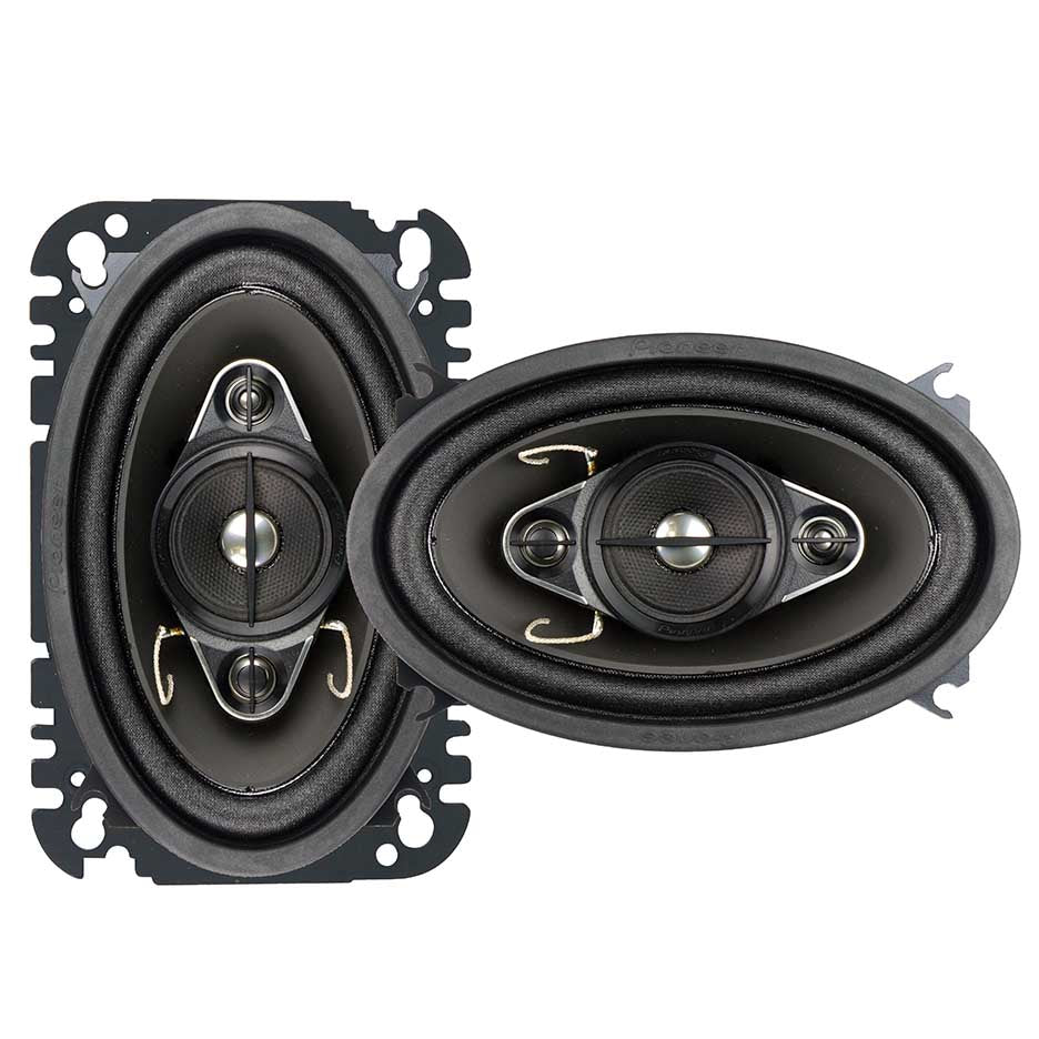 TSA4670F - Pioneer 4x6" Speakers 4 Way 210W Max Pair No Grills