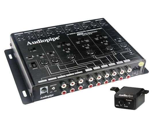 XV6V15 - Audiopipe 6 Way Crossover 8 ch. Input 12 ch. Output